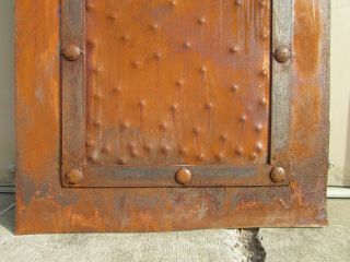 Rustic Iron Hammered Metal Panels - 18x34 - Handmade - Rust Finish - Furniture Projects 2