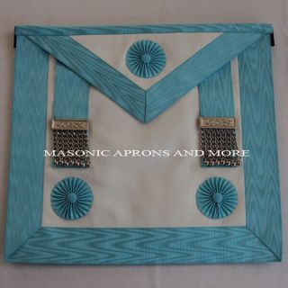 Masonic Craft Master Mason Apron With Pocket (lambskin) (ma4053)
