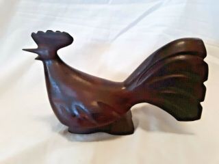 IRONWOOD CARVING,  Rooster,  Indigenous Seri,  Sonoran Desert,  Mexico 2