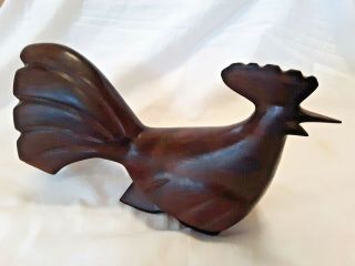 IRONWOOD CARVING,  Rooster,  Indigenous Seri,  Sonoran Desert,  Mexico 3