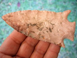 Fine 4 Inch G10 Tennessee Kirk Corner Notched Point with Arrowheads 3