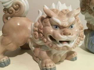 Porcelain Ceramic Fu Dogs/Guardian Lions 2