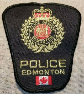 Ca Edmonton Canada Police Patch
