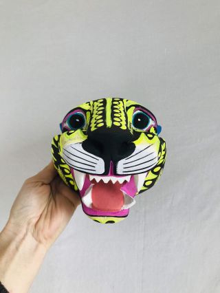Jaguar Alebrije Mask.  Oaxaca,  Mexico.  Spirit Animal 3