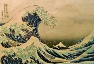 Red Fuji And Great Wave Off Kanagwa Designed by Katsushika Hokusai 3
