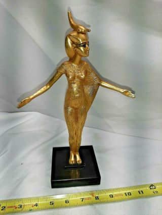 Egyptian Statue Goddess Selket From Artisans Guild International Agi,  11 " High