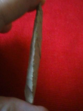Authentic Midwest St.  Charles Dovetail Early Archaic Corner Notch Knife Arrowhead 3