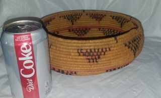 Vintage Southwestern American Indian Coiled Basket