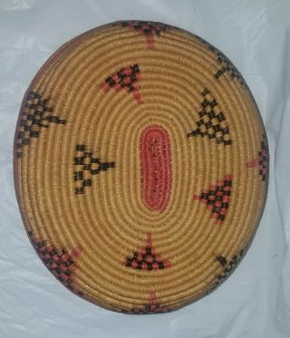 Vintage Southwestern American Indian Coiled Basket 3