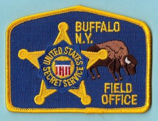 B13 Usss Buffalo Ny F.  O.  Federal Police Patch Secret Service Executive Agent