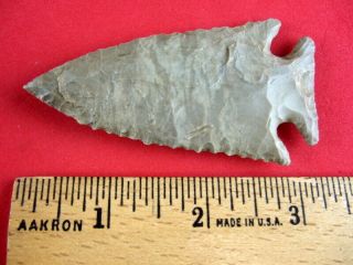 Extra Fine Authentic 3 1/4 Inch Tennessee Lost Lake Point Indian Arrowheads 2