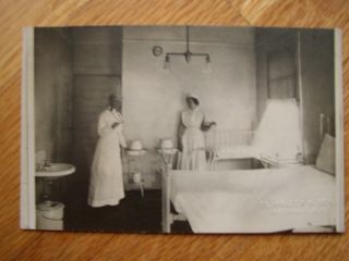 The Salvation Army Post Card " Home & Hospital " - Delivery Room Greenville,  Sc