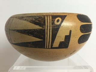 Hopi Pueblo Arizona K.  Collateta Native American Jar Bowl 1900 