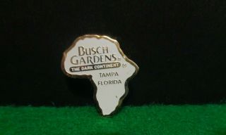 Vintage Busch Gardens The Dark Continent Tampa Florida Souvenir Lapel Hat Pin