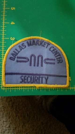 Dallas Market Center Security Patch Texas Tx Guard Patrol Old Style?