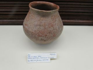 Prehistoric Indian Casa Grandes Mogollon Culture Playas Red Jar Pot Ca.  1350 Ad