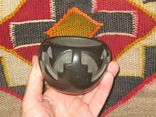 C1970 Santa Clara Pueblo Pot Pottery Native American Indian F.  Salazar