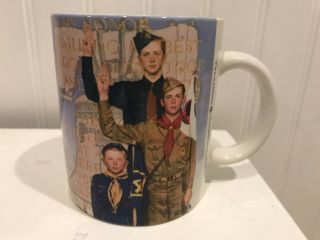 Boy Scouts Of America I Will Do My Best Norman Rockwell Coffee Mug