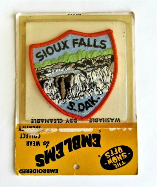 Sioux Falls South Dakota Souvenir Patch