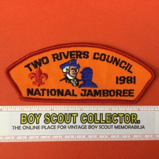 Boy Scout Csp 1981 Jamboree Two Rivers Council Jsp Patch