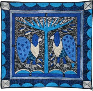 South Africa Guinea Fowl Cushion Cover Tsonga Fair Trade Crossroads Kaross