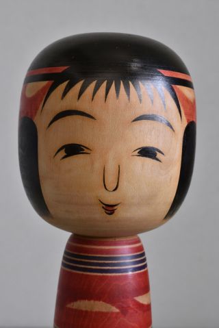 30cm (11.  8 ") Japanese Vint.  Kokeshi Doll Oct.  1962 : Shoichi Sato 1905 1972