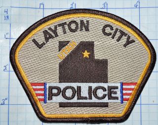 Utah,  Layton City Police Dept Patch