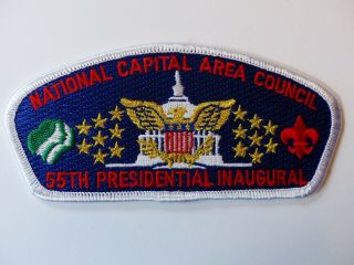 National Capital Area Council Boy Scout Csp Shoulder Patch 55th Pres.  Inaugural