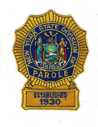 Ny York State Division Of Parole Patch -