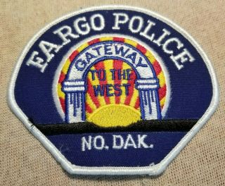 Nd Fargo North Dakota Police Patch