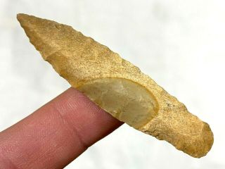 Outstanding Nebo Hill Point Arrowhead Saline Co. ,  Mo.  Authentic Artifact M919