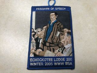 Oa Lodge 200 Echockotee 2005 Winter Event Patch