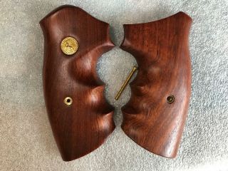 Cool Grip For Colt Python grips (I,  E frame),  All Smooth,  opened back wood 2