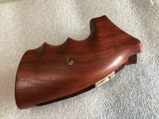 Cool Grip For Colt Python grips (I,  E frame),  All Smooth,  opened back wood 3