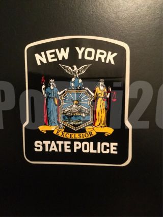 Ny Nysp York State Police (outside) Authentic Sticker Decal