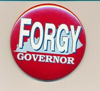 1995 Forgy For Governor 3 " Cello Kentucky Ky Campaign Button