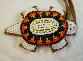 Native American Beaded Turtle Fetish 4489 2