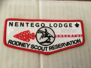 Nentego Lodge 20 Del - Mar - Va Council Oa Flap Cheerful Camp Rodney Larger Issue - M