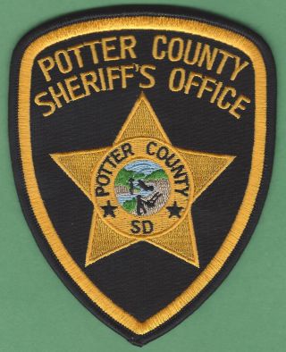 Potter County Sheriff South Dakota Shoulder Patch