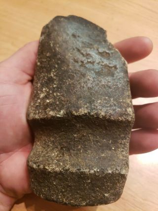 Mlc 860 5 " Hardstone 3/4 Grooved,  Fluted Stone Axe X Arnold Pa Artifact