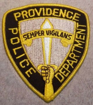 Ri Providence Rhode Island Police Patch