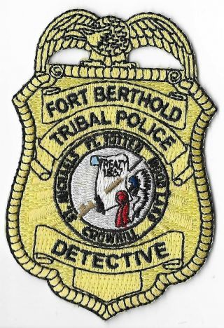 Fort Berthold Tribal Police,  North Dakota Detective Breast Patch