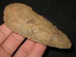 Apc Authentic Arrowheads Indian Artifacts - Large Michigan Cobbs Blade