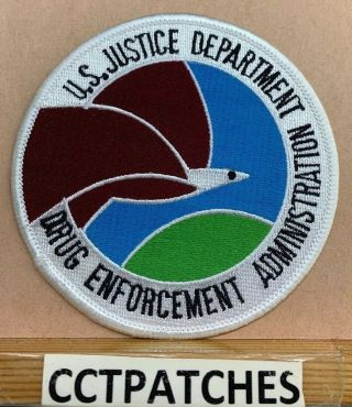 Us Justice Department Drug Enforcement Administration Police Shoulder Patch
