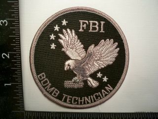 Federal Fbi Hqs Eod Bomb Tech Patch Washington,  Dc Police Haz Mat Unit