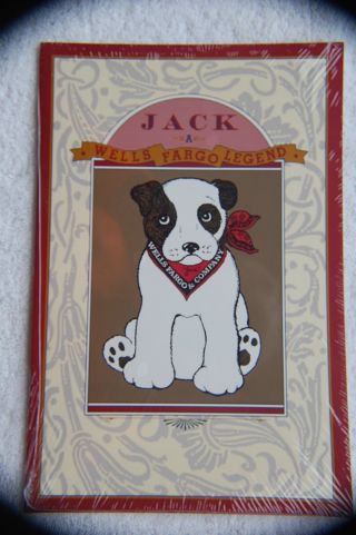 Wells Fargo Bank " Jack A Wells Fargo Legend " Coloring Book,  (jack The Dog)