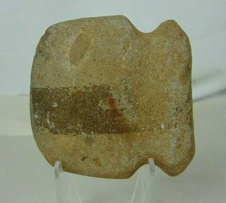 Authentic Native Kentucky Tennessee Flint Stone Full Groove Short Axe Head Relic 3