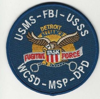 Usms Us Marshal Fbi Detroit Police Michigan State Police Fug Task Force Mi