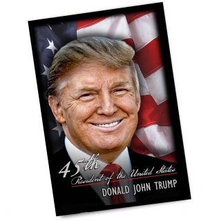 45th President Of The United States Donald Trump 4x6 Inch Magnet