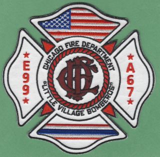 Chicago Fire Department Engine 99 Ambulance 67 Company Patch